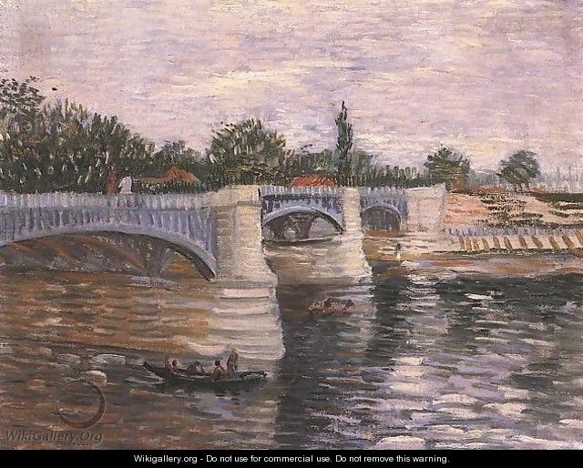 The Seine With The Pont De La Grande Jette - Vincent Van Gogh