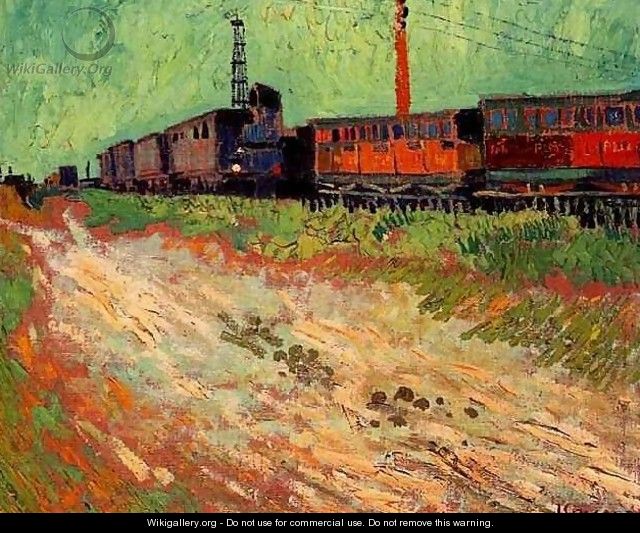 Railway Carriages - Vincent Van Gogh