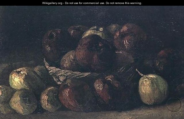 Still Life With A Basket Of Apples - Vincent Van Gogh