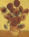 Vase With Fifteen Sunflowers - Vincent Van Gogh