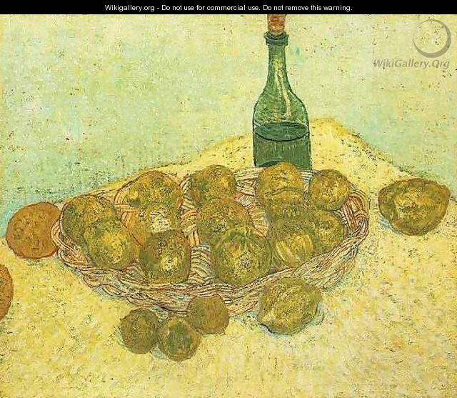 Bottle Lemons And Oranges - Vincent Van Gogh
