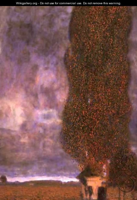 The Large Poplar II - Gustav Klimt
