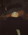 Lady With Hat And Feather Boa - Gustav Klimt