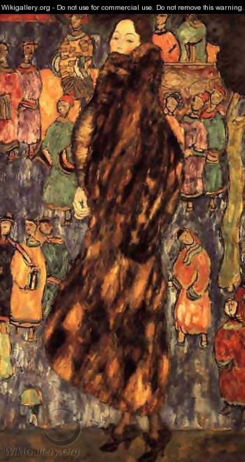 Polecat Fur The (unfinished) - Gustav Klimt