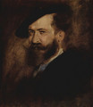 Porträt des Wilhelm Busch (Portrait of Wilhelm Busch) - Franz von Lenbach