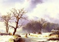A Winter Landscape - Willem Bodemann