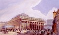 Vue Du Theature De Victor Louis A Bordeaux (View of the Victor Louis Theatre in Bordeaux) - Jean Jacques Alban de Lesgallery