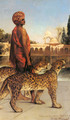 Palace Guard with Two Leopards - Benjamin Jean Joseph Constant