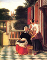 A Mistress and Her Servant - Pieter De Hooch