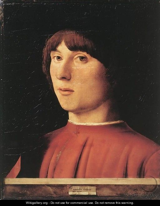 Portrait of a Man - Antonello da Messina Messina