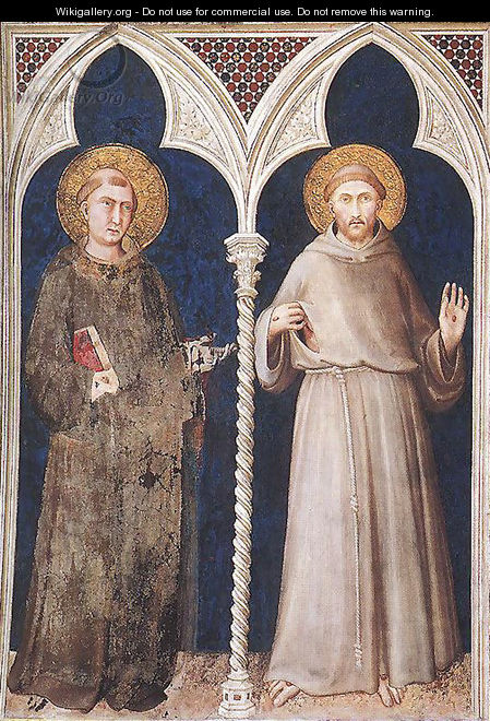 St Anthony and St Francis - Simone Martini