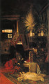 Hans Makart in seinem Atelier (Hans Makart in his Atelier) - Eduard Charlemont