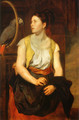 Mädchen mit Papagei (Die Gattin des Künstlers) (Girl with a Parrot (The Artist's Wife)) - Hans (Johann von Strasiripka) Canon