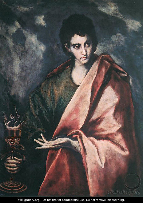 St. John the Evangelist - El Greco (Domenikos Theotokopoulos)