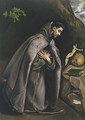 St. Francis Venerating the Crucifix - El Greco (Domenikos Theotokopoulos)