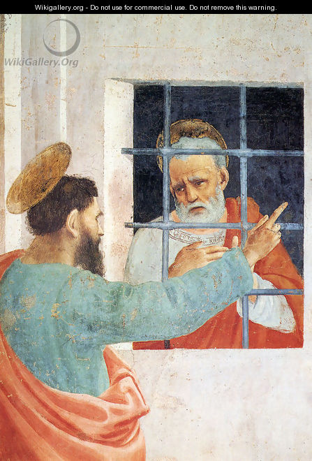 St. Peter Visited In Jail By St. Paul - Filippino Lippi