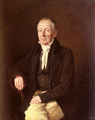 Franz Purschka, Pensionierter Linzer Oberpostamtskontrolleur (Portrait of Franz Purschka, Retired Postmaster of the City of Linz) - Johann Michael Neder