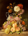 Stilleben Mit Obst Und Blumen (Still life with fruit and flowers) - Pauline Koudelka-Schmerling