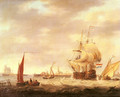 Merchant Ship and Fishing Vessels off the Dutch Coast - George Webster