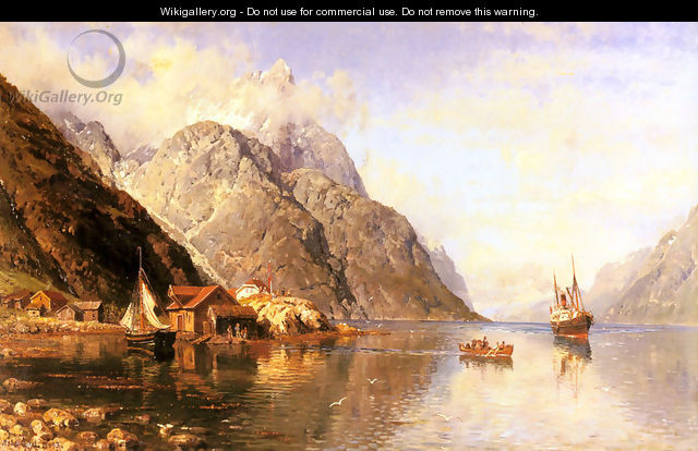 Village on a Fjord - Anders Monsen Askevold