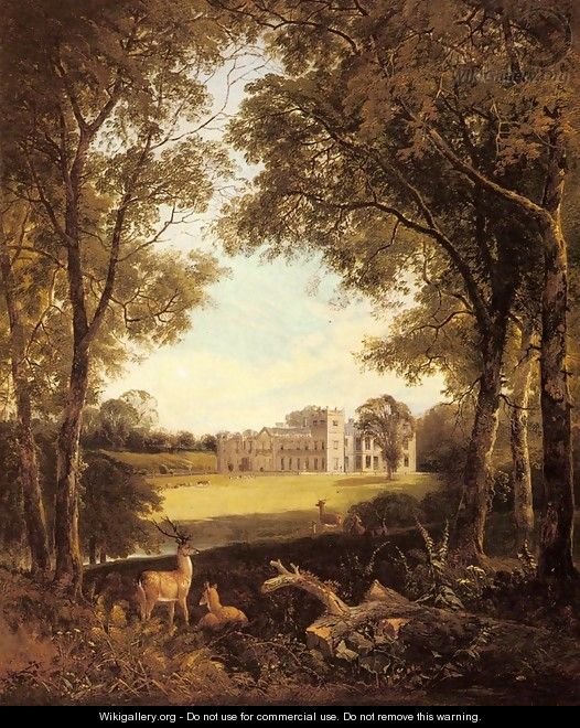 A View of Norton Hall, near Daventry, North Hamptonshire, England - Henry John Boddington