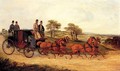 Mail Coaches on an Open Road - Henry Thomas Alken