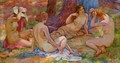 Four Bathers - Theo Van Rysselberghe