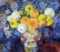 Vase Of Flowers - Theo Van Rysselberghe