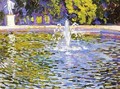 The Fountain Parc Souci At Potsdam Aka Berlin - Theo Van Rysselberghe