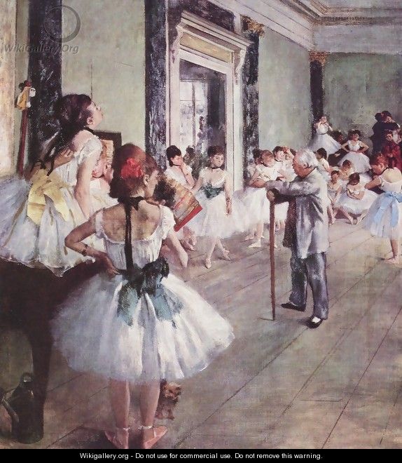 The Dance Class 1873-76 - Edgar Degas
