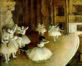 Ballet Rehearsal On Stage - Edgar Degas