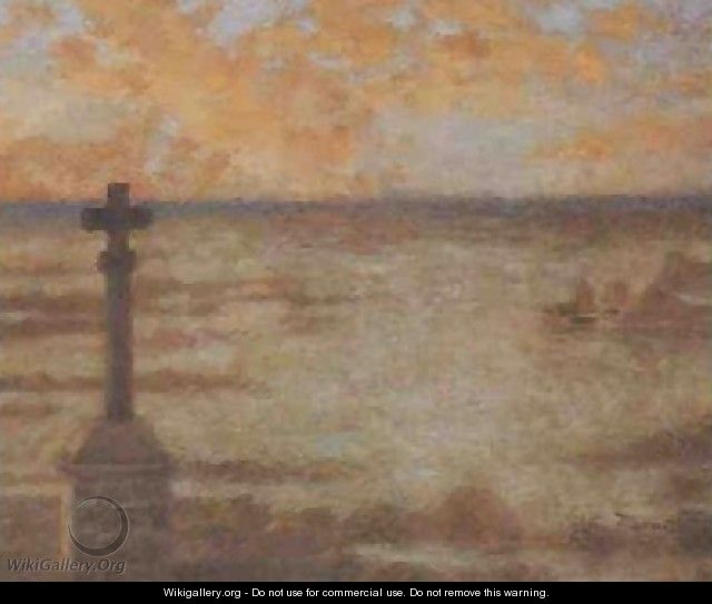 Dusk In Brittany - Lucien Levy-Dhurmer