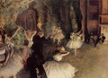 The Rehearsal Of The Ballet Onstage - Edgar Degas