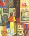 Dealer With Pitchers - August Macke