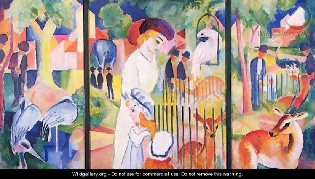 A Zoological Garden - August Macke