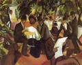 Garden Restaurant - August Macke