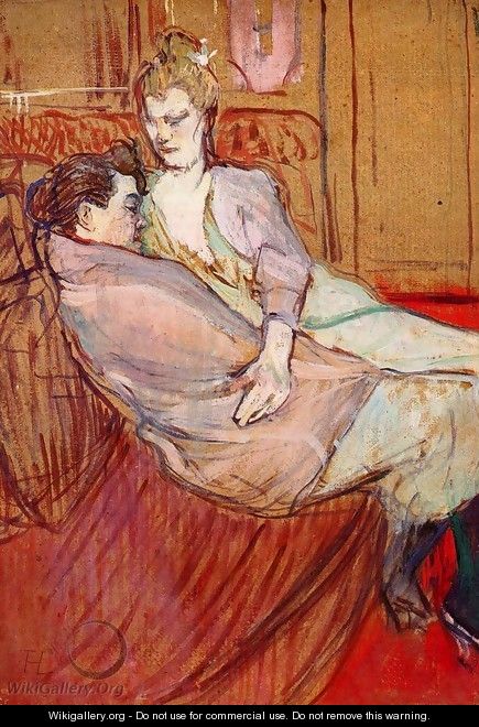 Two Friends - Henri De Toulouse-Lautrec