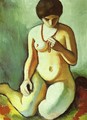 Nude with Coral Necklace (Akt mit Korallenkette) 1910 - August Macke