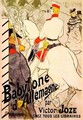 Poster For The German Babylon - Henri De Toulouse-Lautrec