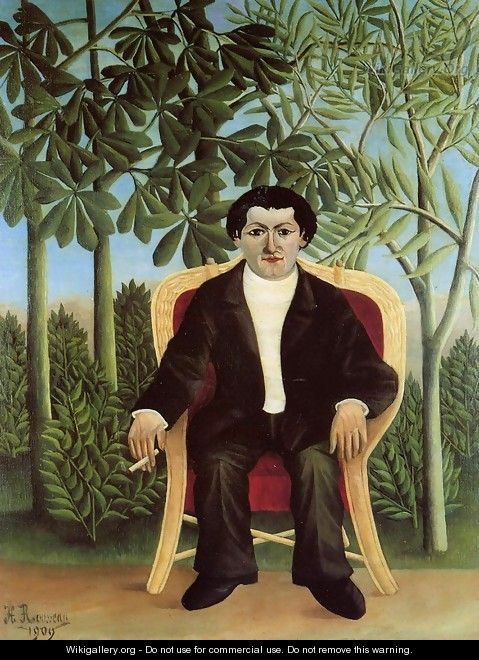 Portrait Of Joseph Brummer - Henri Julien Rousseau