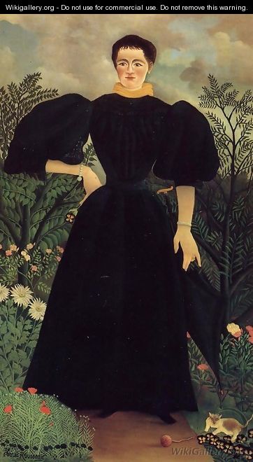 Portrait Of A Woman 1897 - Henri Julien Rousseau
