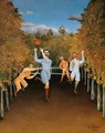 The Football Players - Henri Julien Rousseau