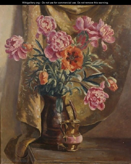 Peonies And Poppies - Roger Fry