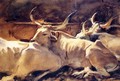 Oxen In Repose - John Singer Sargent