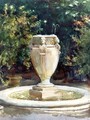 Vase Fountain Pocantico - John Singer Sargent