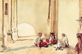 A Spanish Barracks - John Singer Sargent