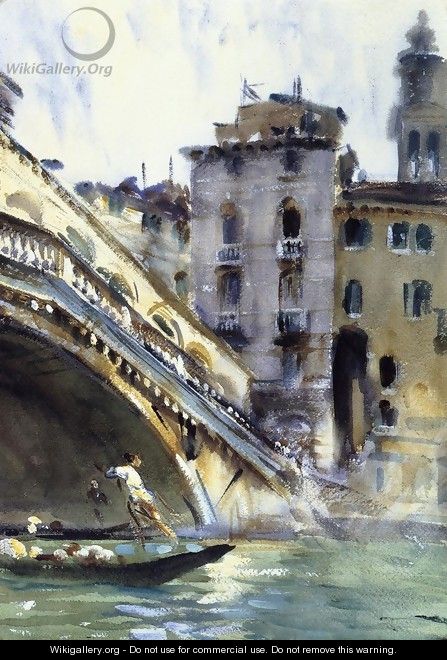 The Rialto Venice - John Singer Sargent