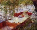 Two Women Asleep In A Punt Under The Willows - John Singer Sargent