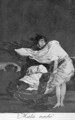 Caprichos Plate 36 A Bad Night - Francisco De Goya y Lucientes