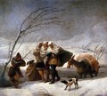 The Snowstorm - Francisco De Goya y Lucientes